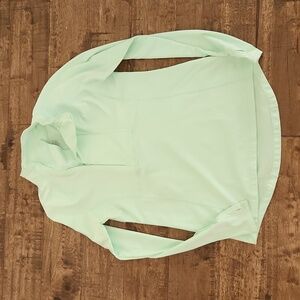 Ladies Hind lightweight fleece lined runners pullover with half zip Medium